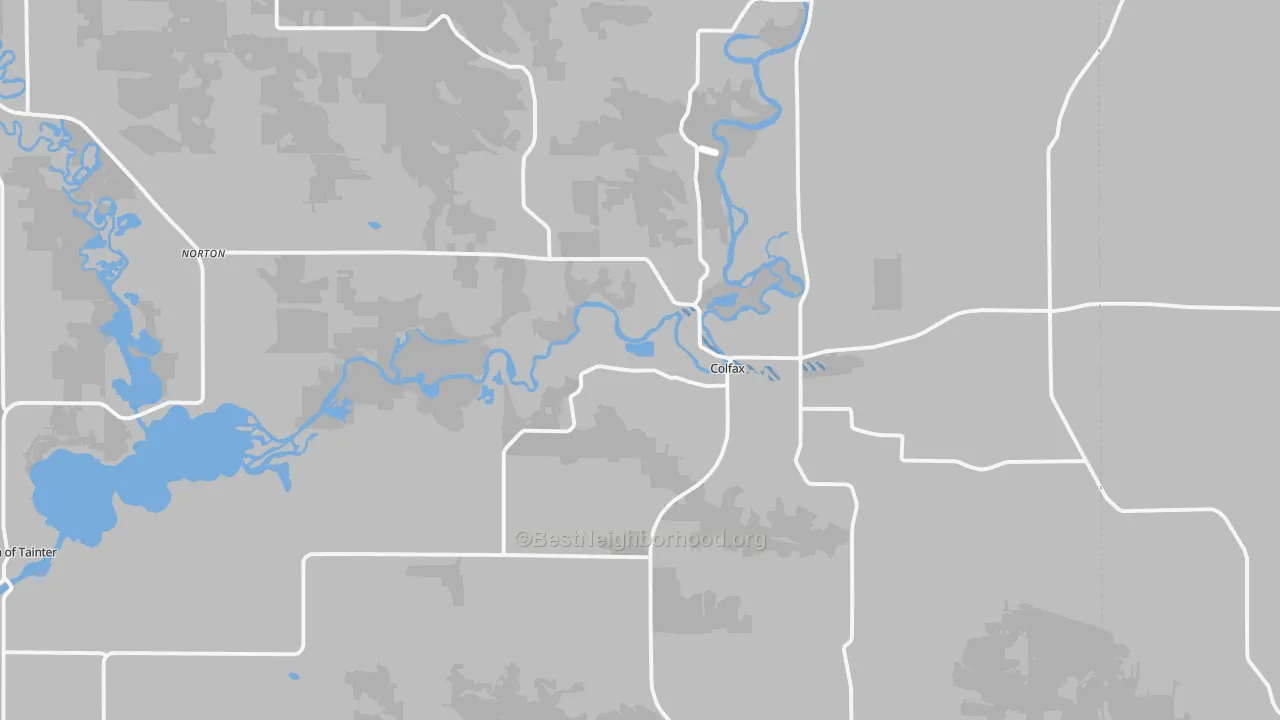 Transit Grade map of 54730, WI