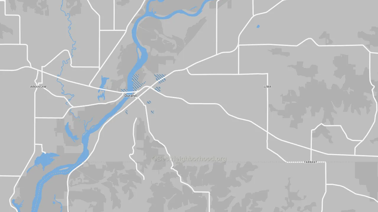 Transit Grade map of 54736, WI