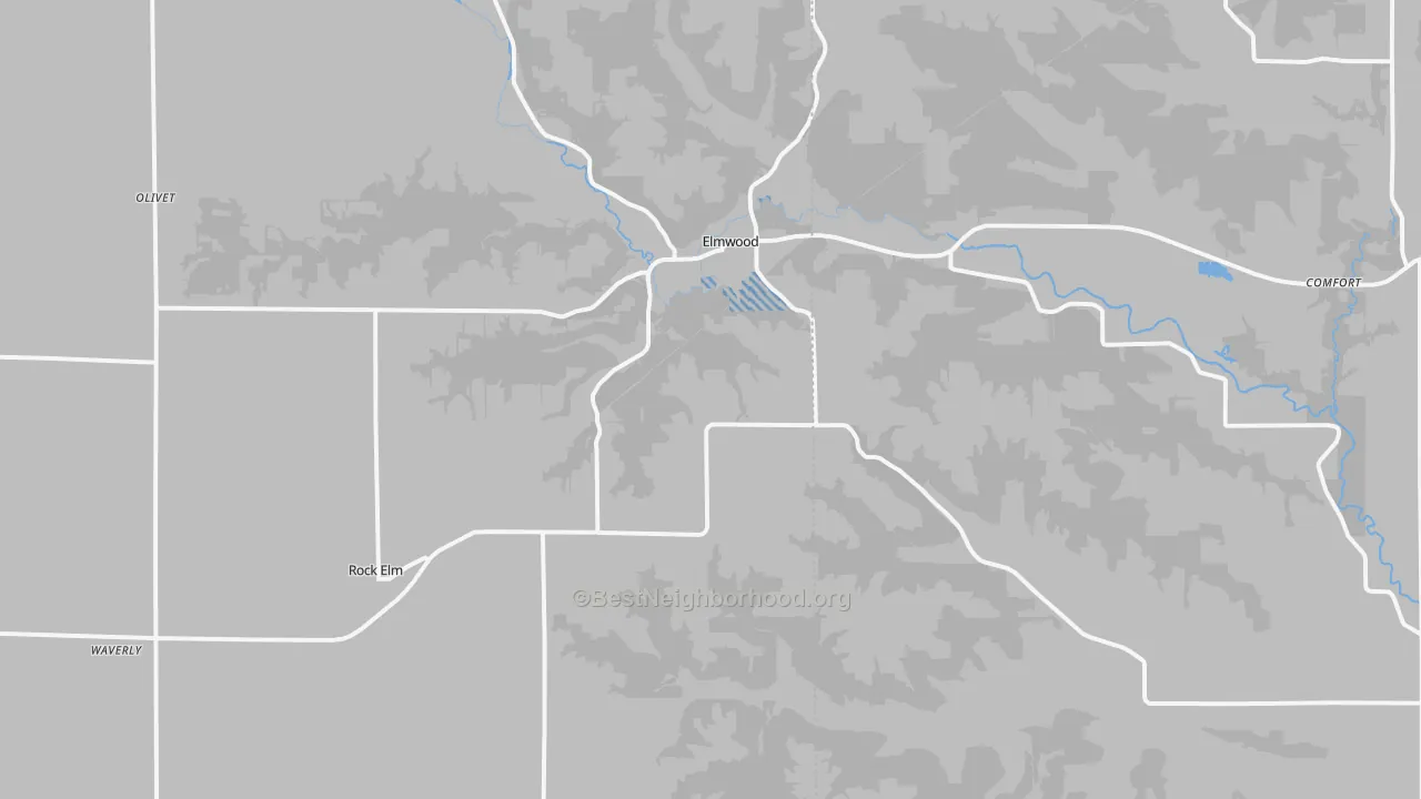 Transit Grade map of 54740, WI