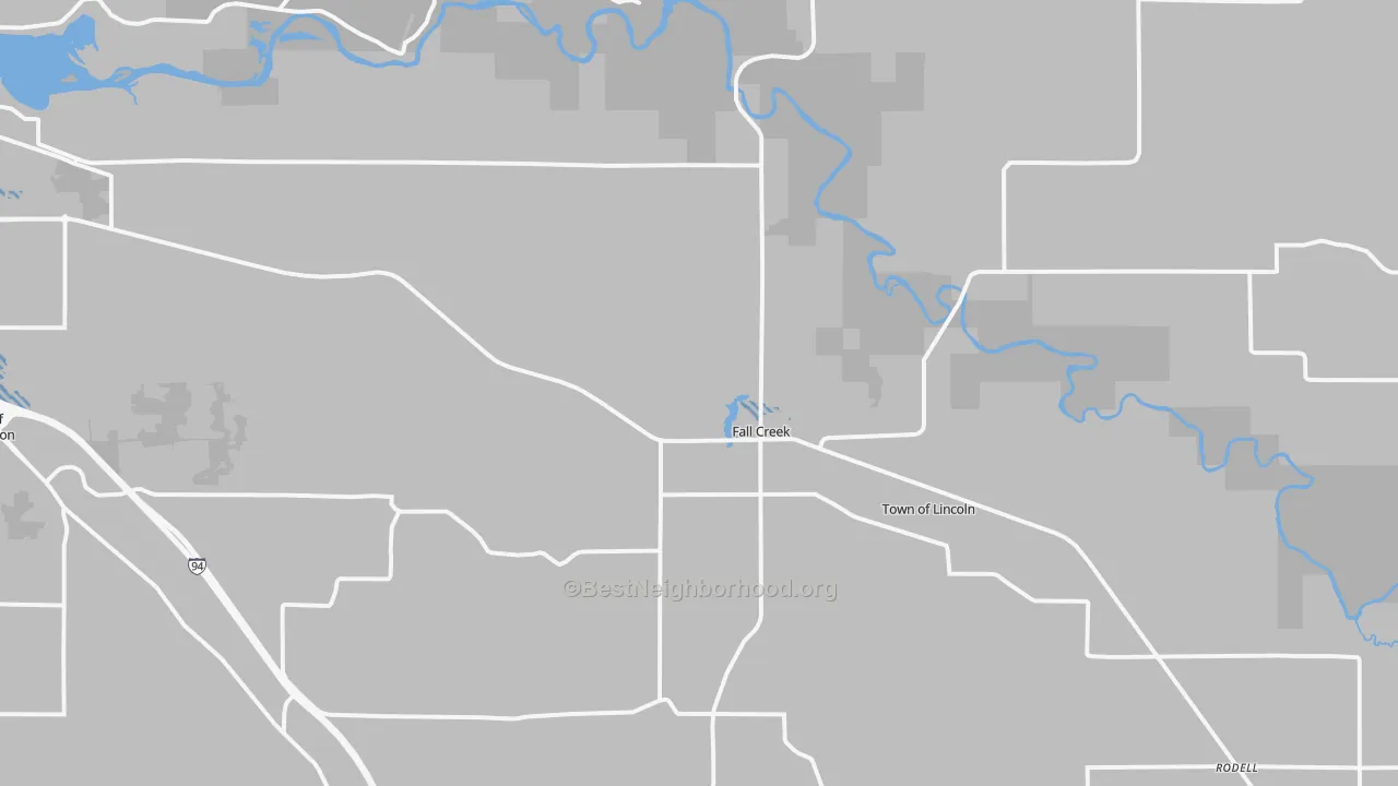 Transit Grade map of 54742, WI