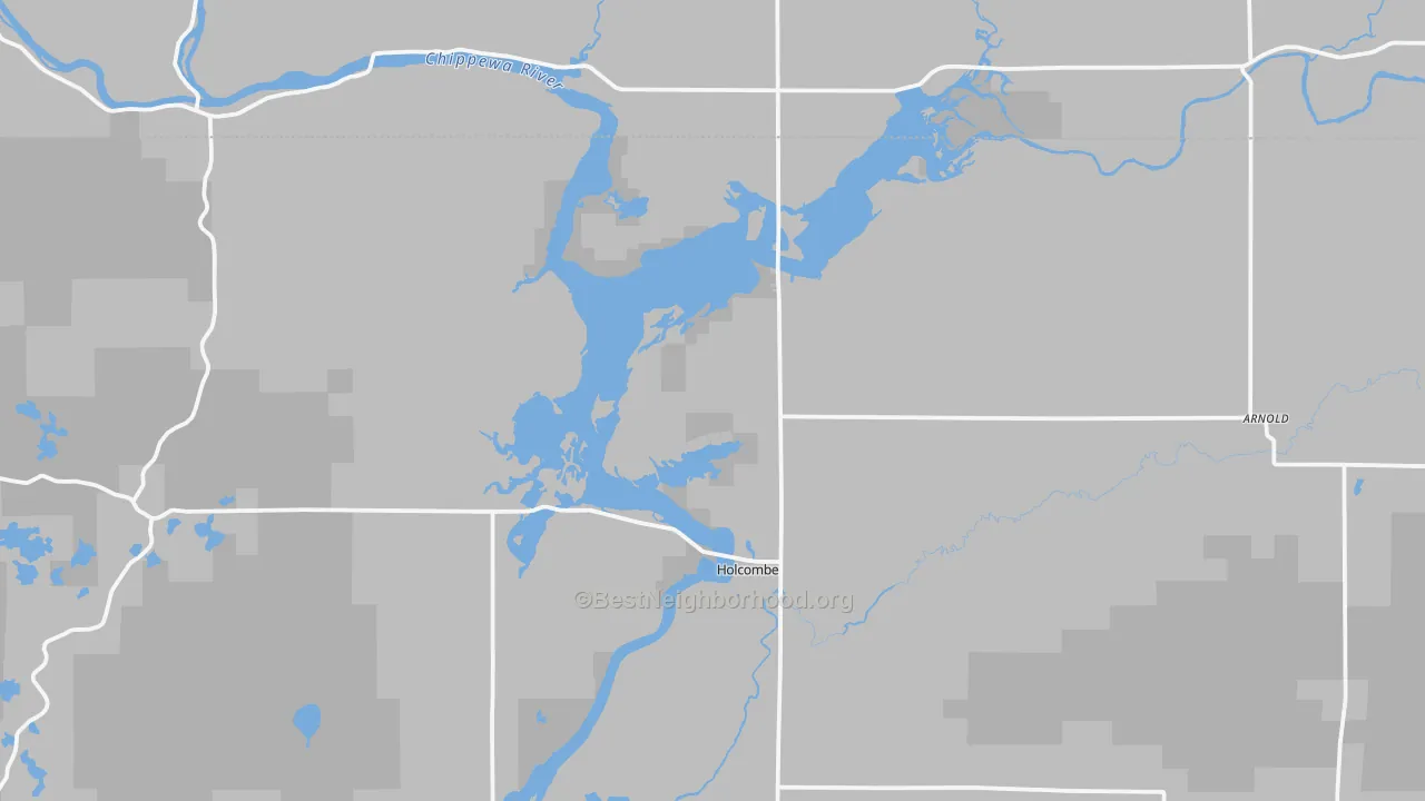 Transit Grade map of 54745, WI