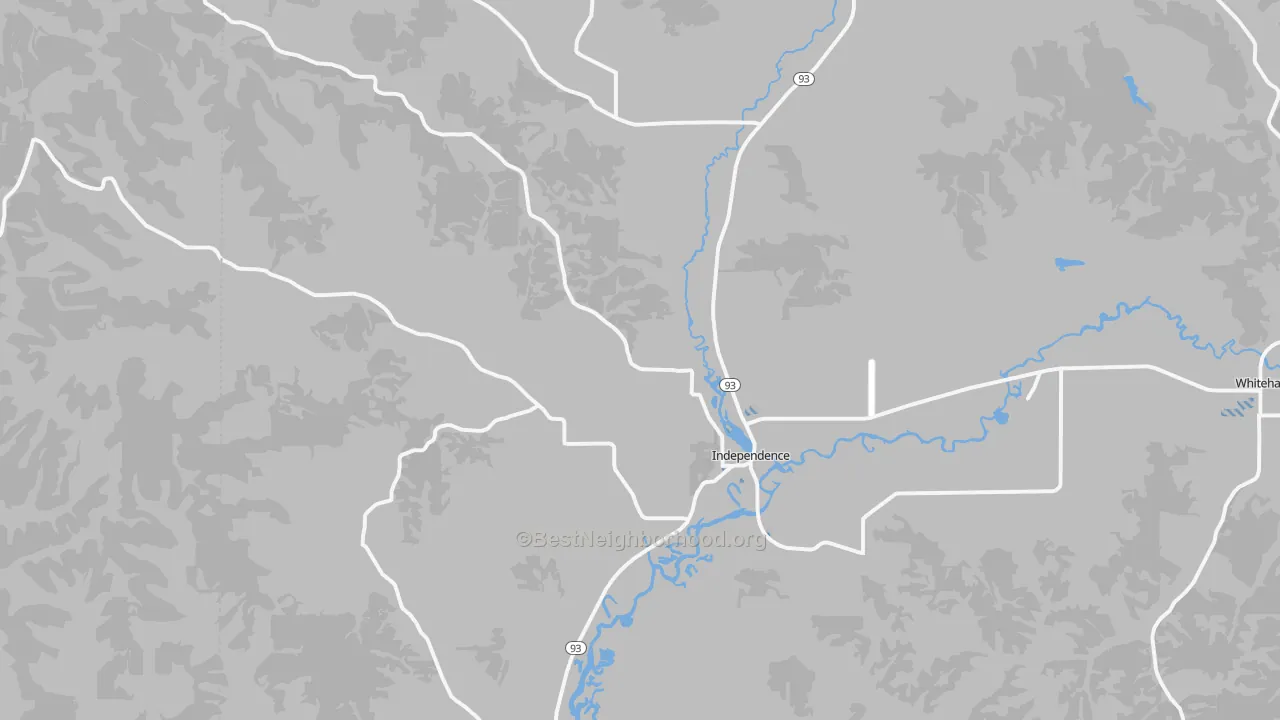 Transit Grade map of 54747, WI