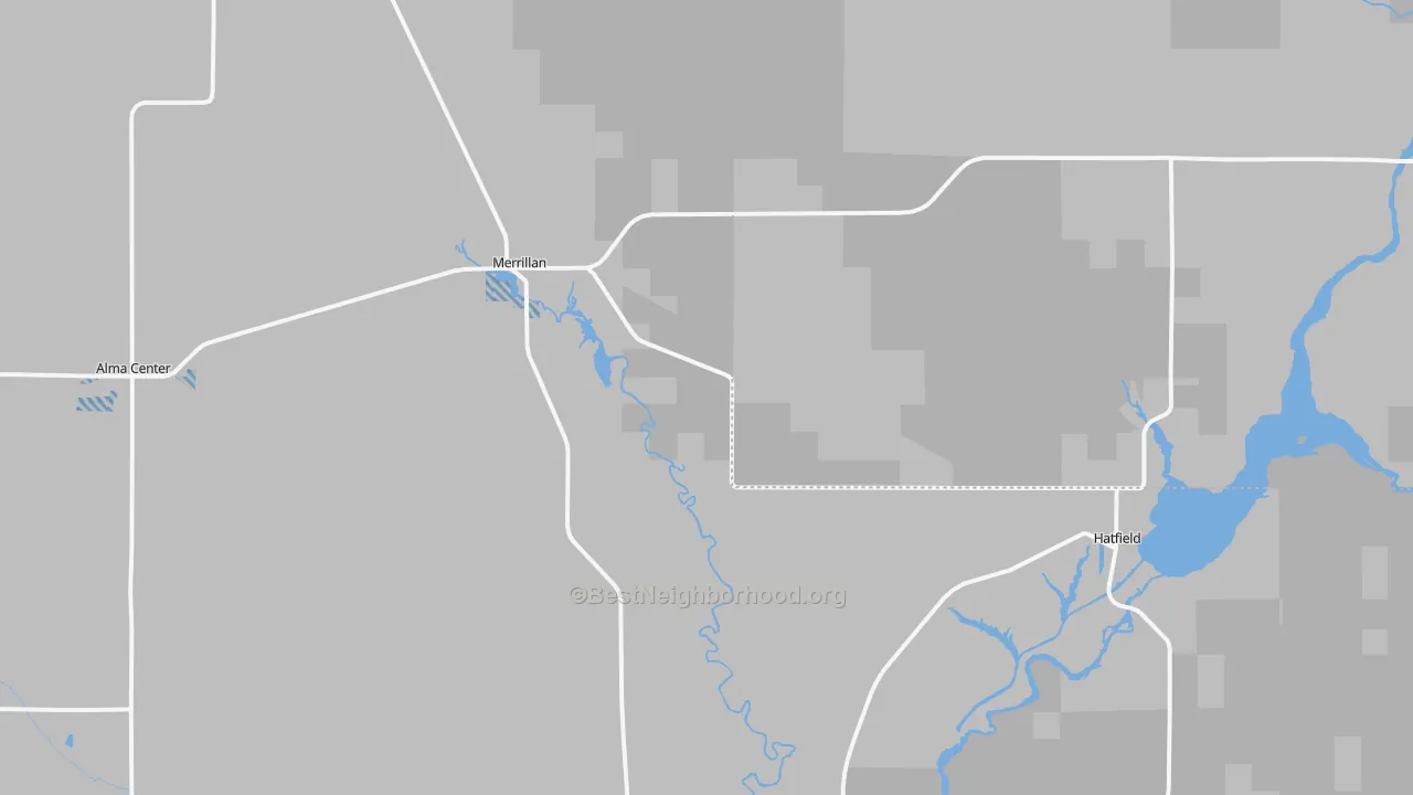 Transit Grade map of 54754, WI
