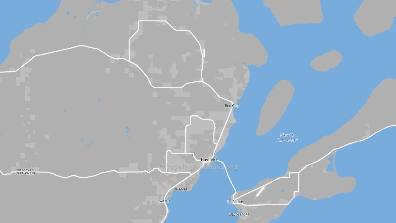 Transit Grade map of 54814, WI