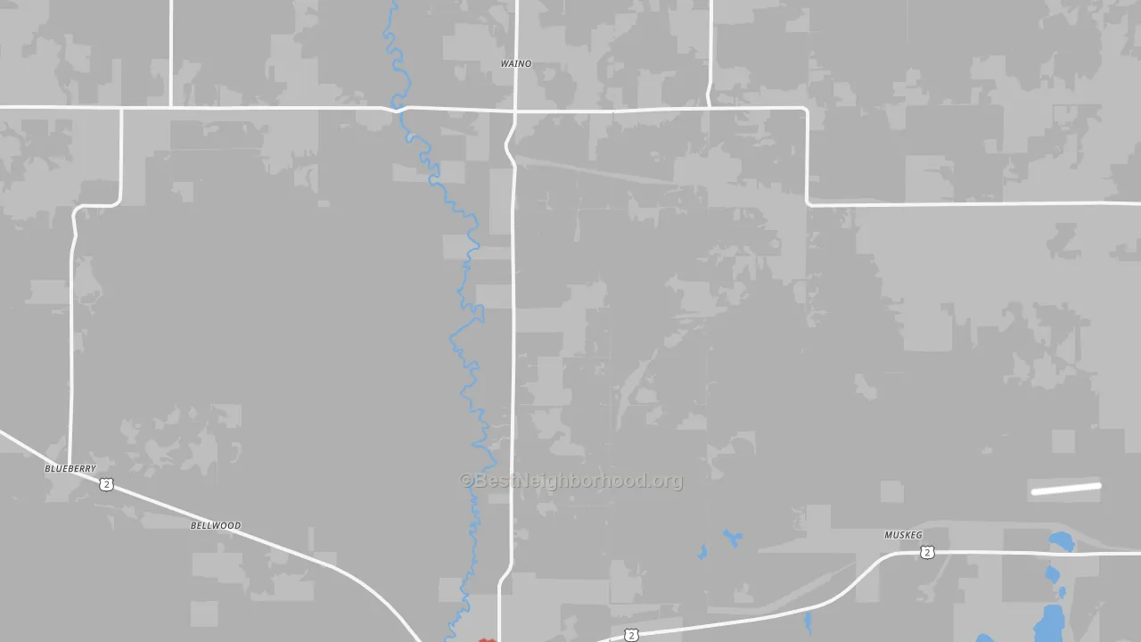 Transit Grade map of 54820, WI
