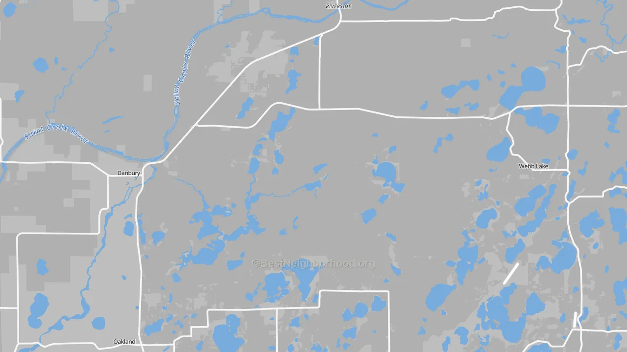 Transit Grade map of 54830, WI