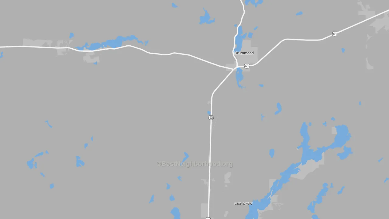 Transit Grade map of 54832, WI