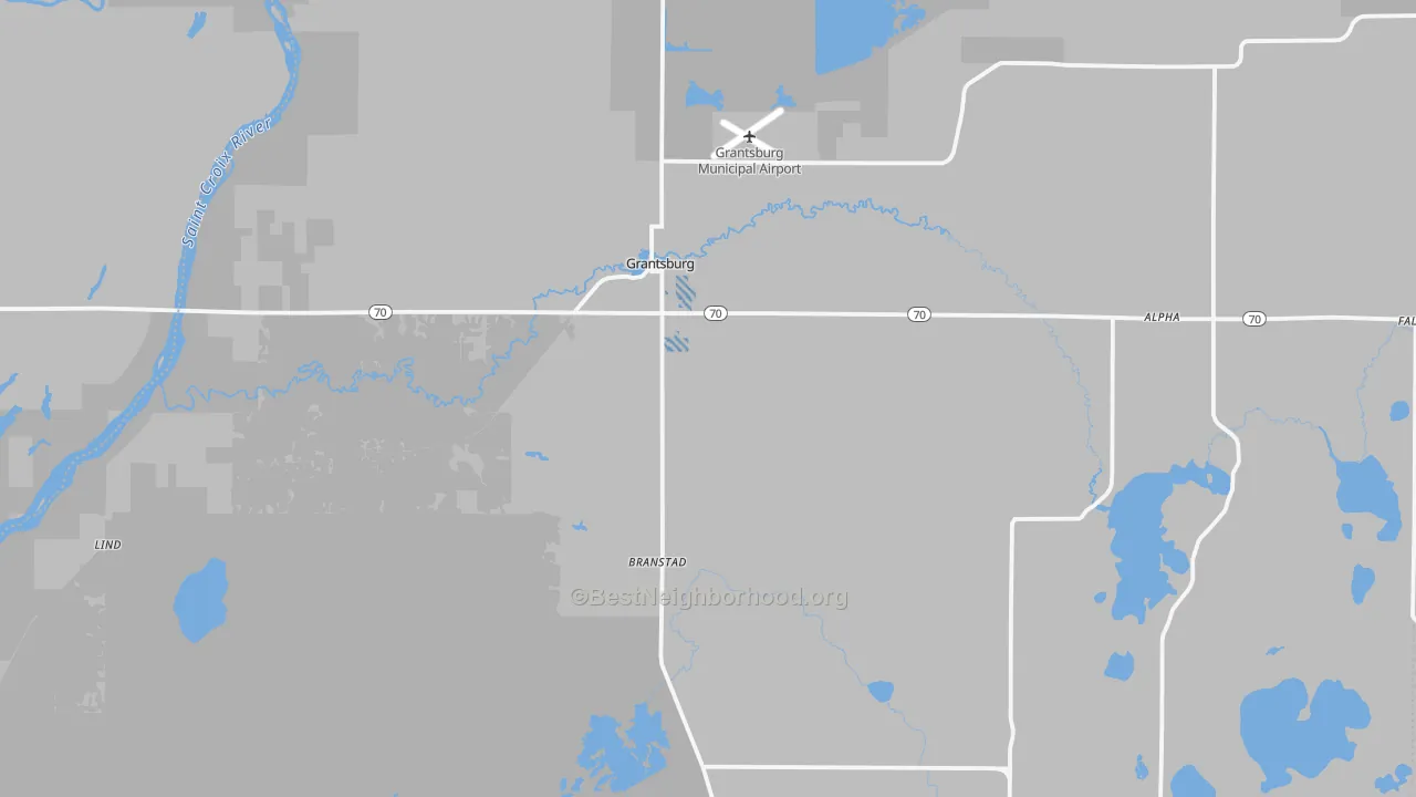 Transit Grade map of 54840, WI