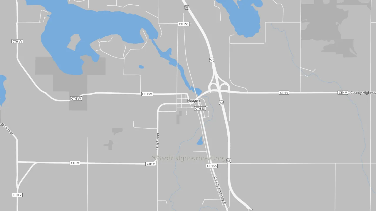 Transit Grade map of 54841, WI