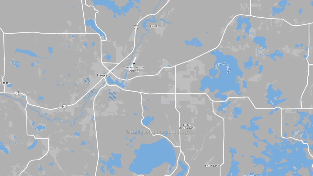 Transit Grade map of 54843, WI