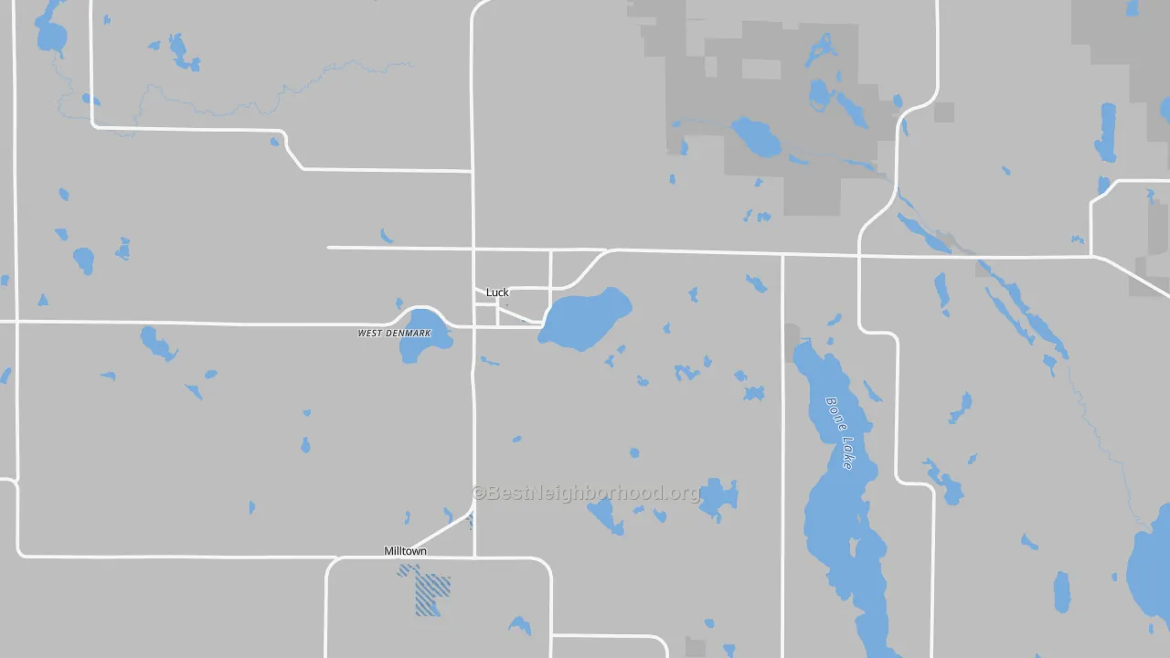 Transit Grade map of 54853, WI