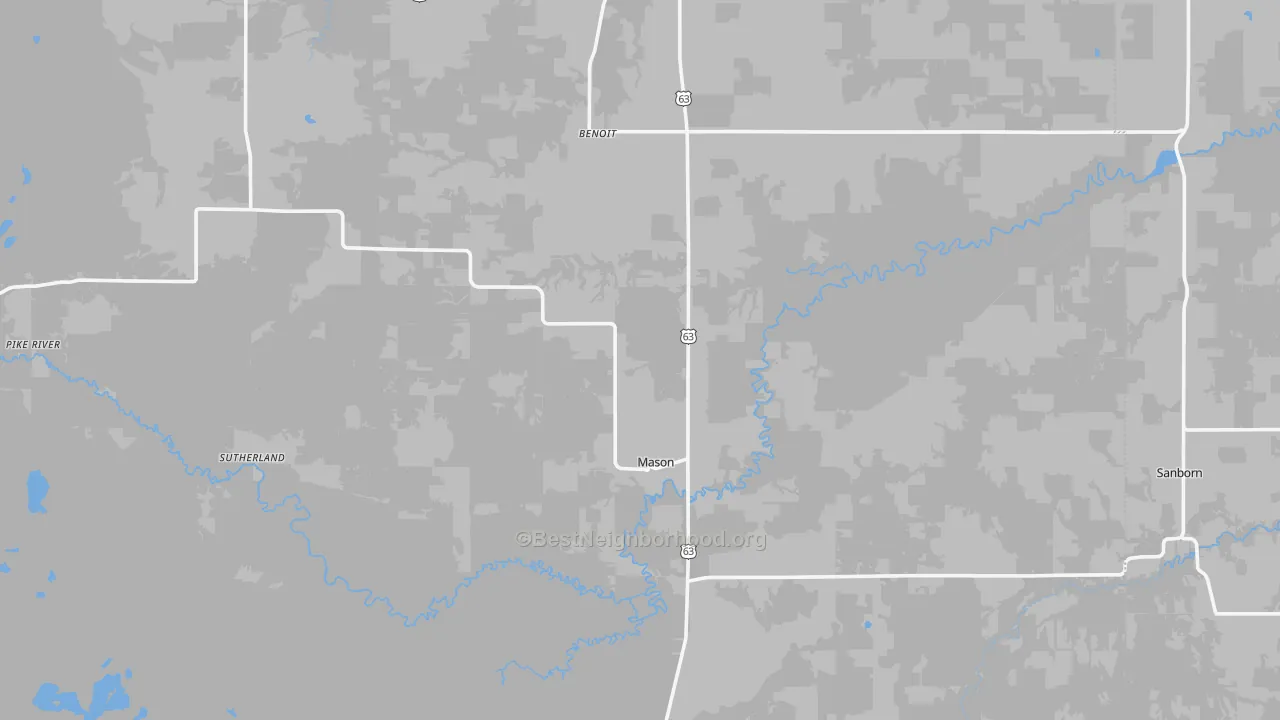 Transit Grade map of 54856, WI