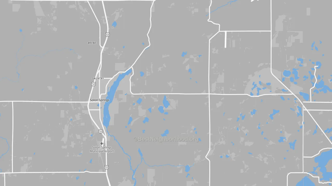 Transit Grade map of 54873, WI