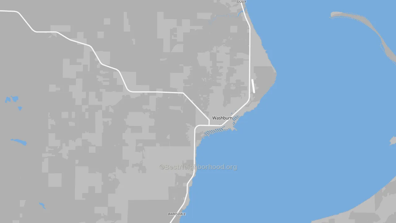 Transit Grade map of 54891, WI