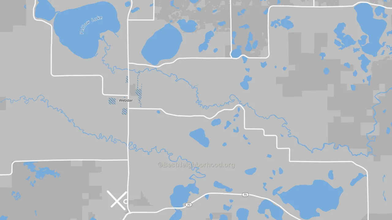 Transit Grade map of 54893, WI