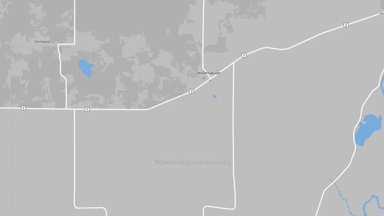 Transit Grade map of 54895, WI