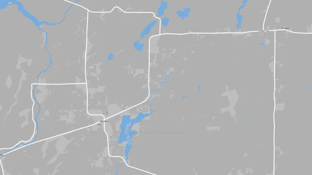 Transit Grade map of 54896, WI