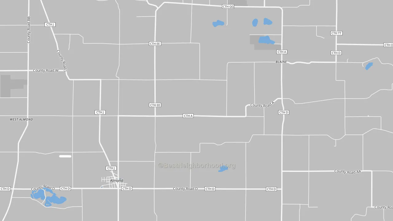 Transit Grade map of 54909, WI