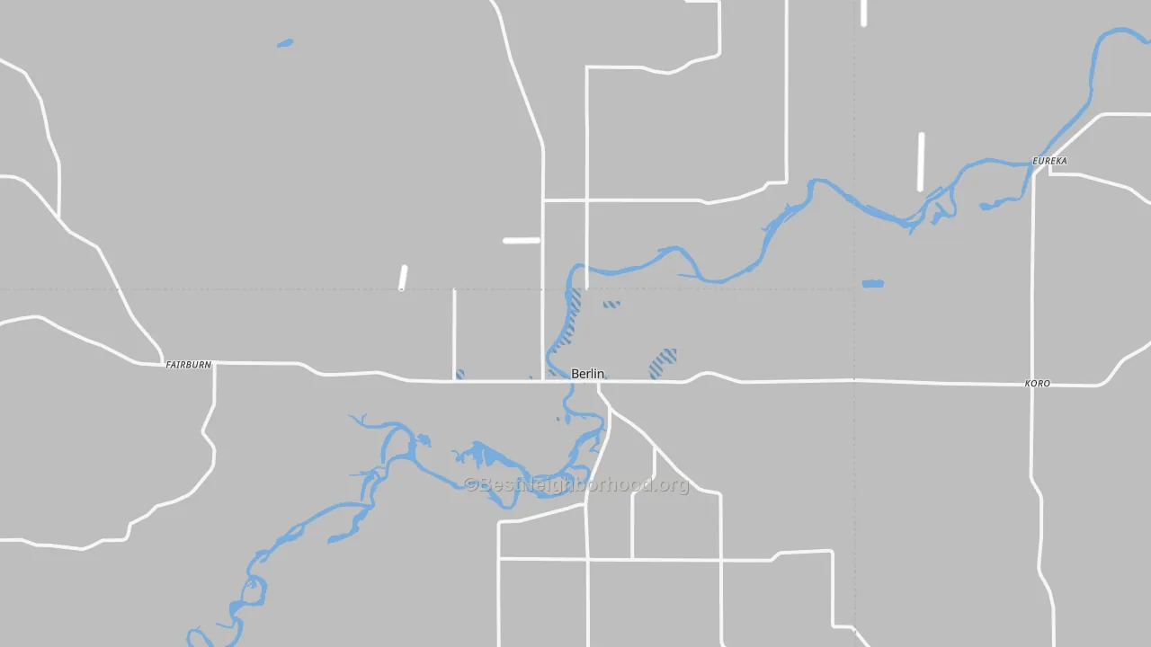 Transit Grade map of 54923, WI