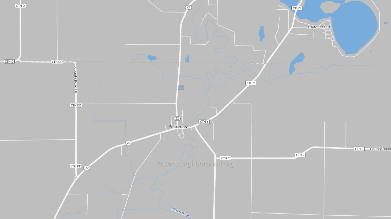 Transit Grade map of 54933, WI