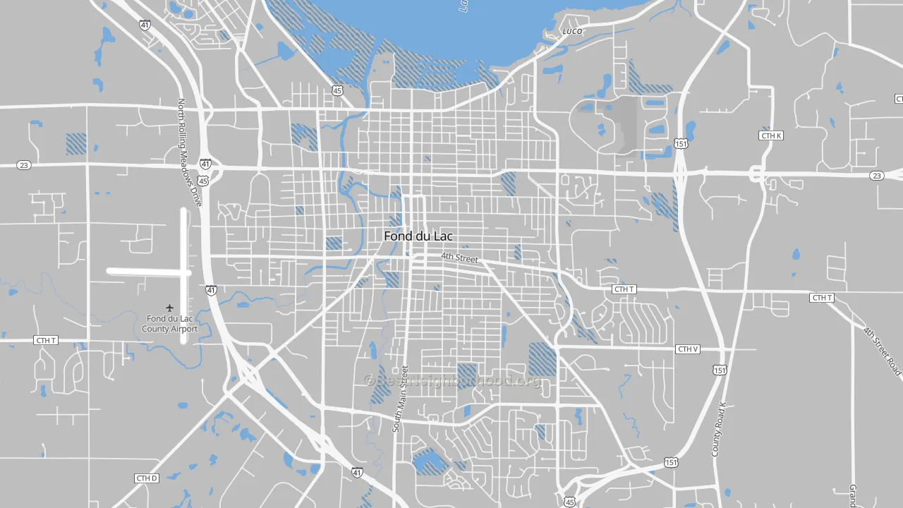 Transit Grade map of 54935, WI