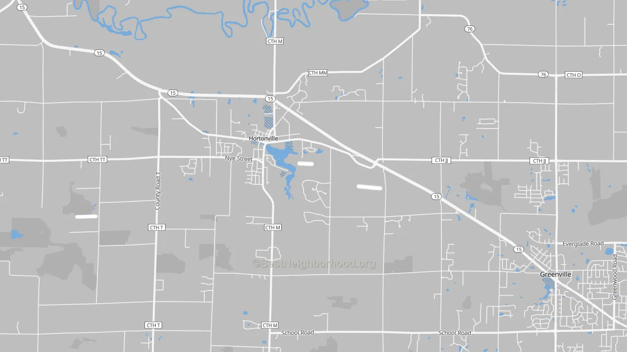 Transit Grade map of 54944, WI