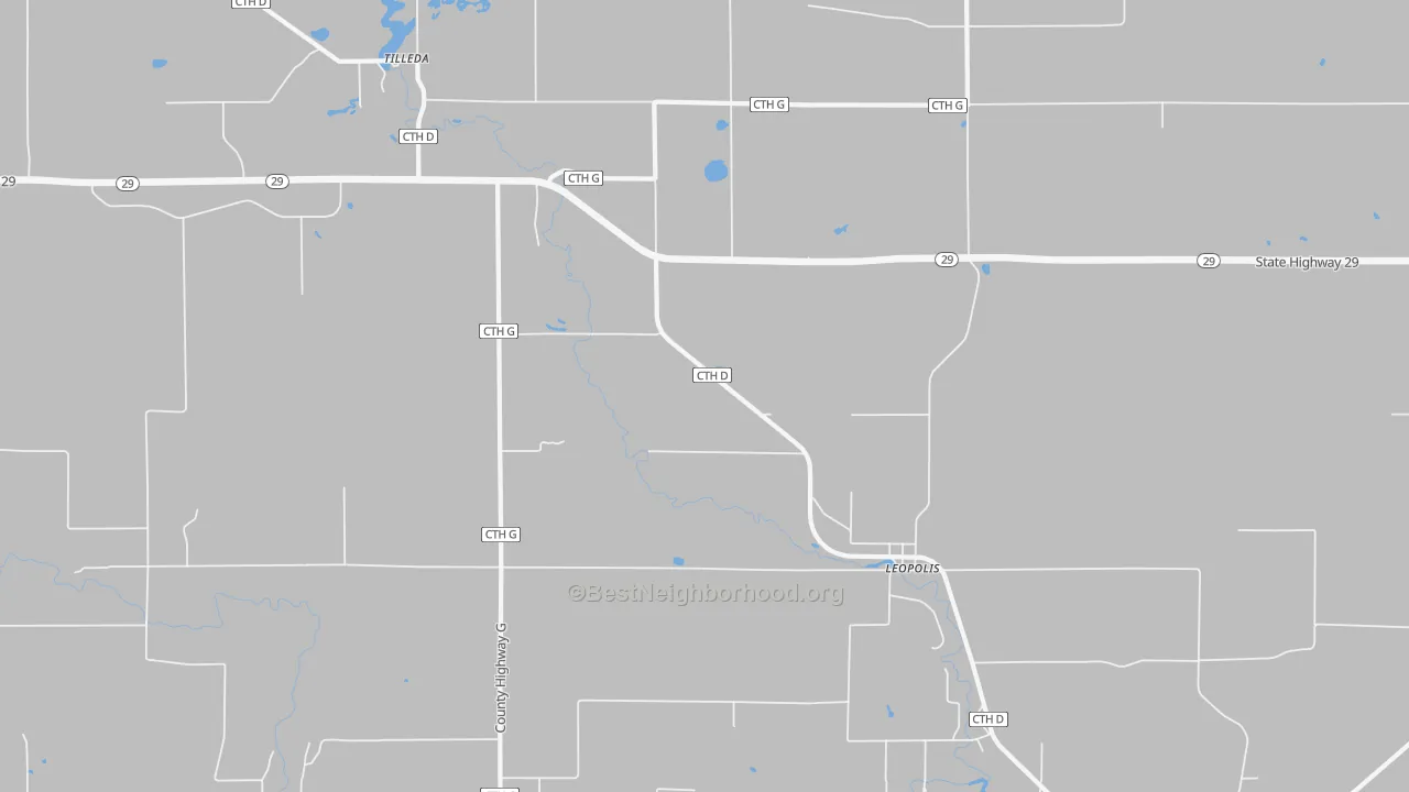 Transit Grade map of 54948, WI