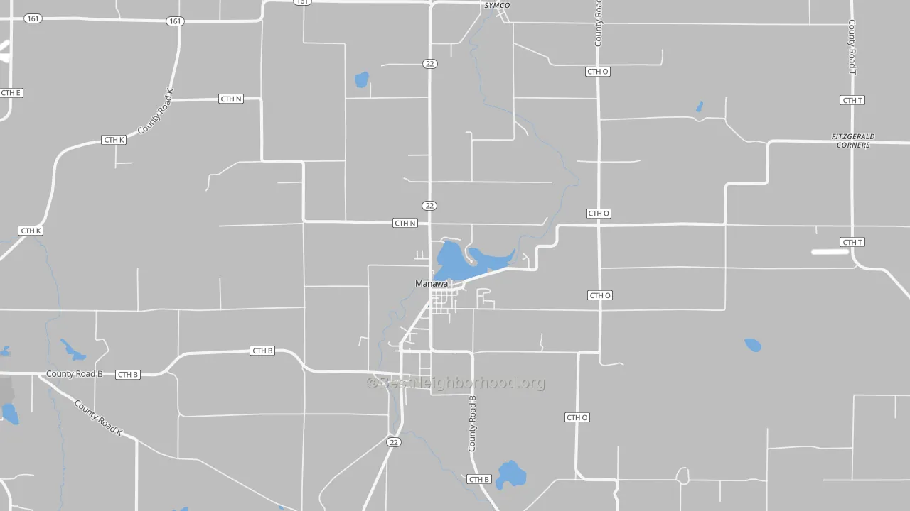 Transit Grade map of 54949, WI