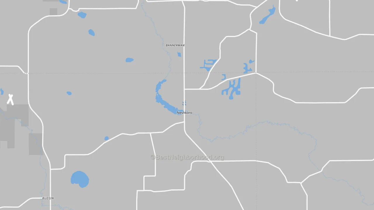 Transit Grade map of 54960, WI