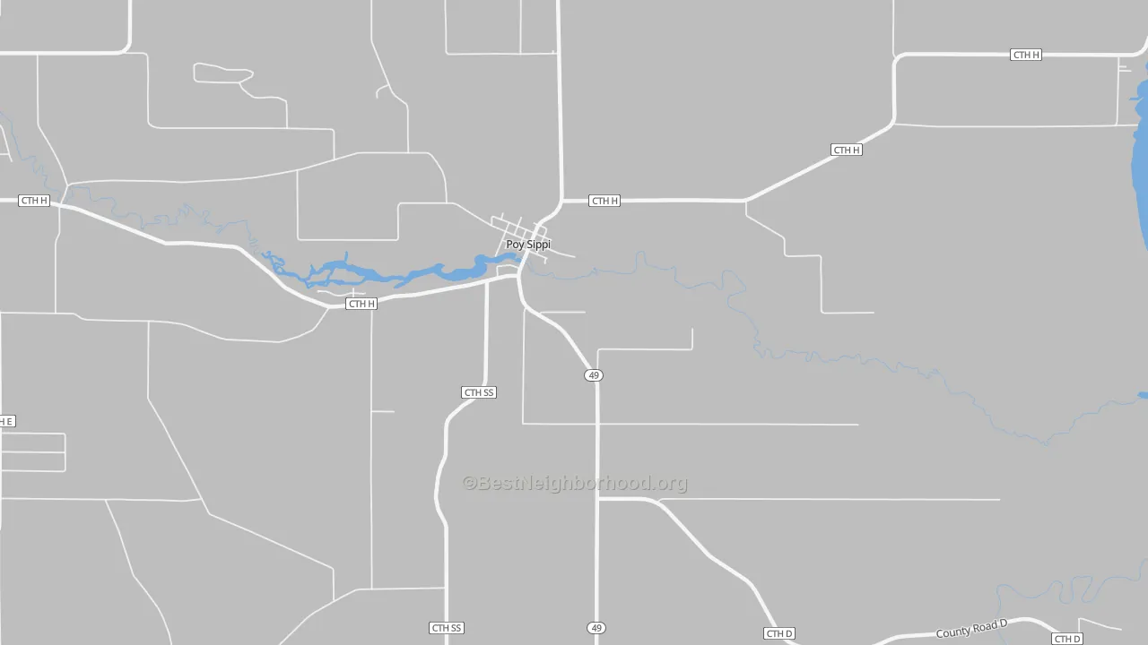 Transit Grade map of 54967, WI