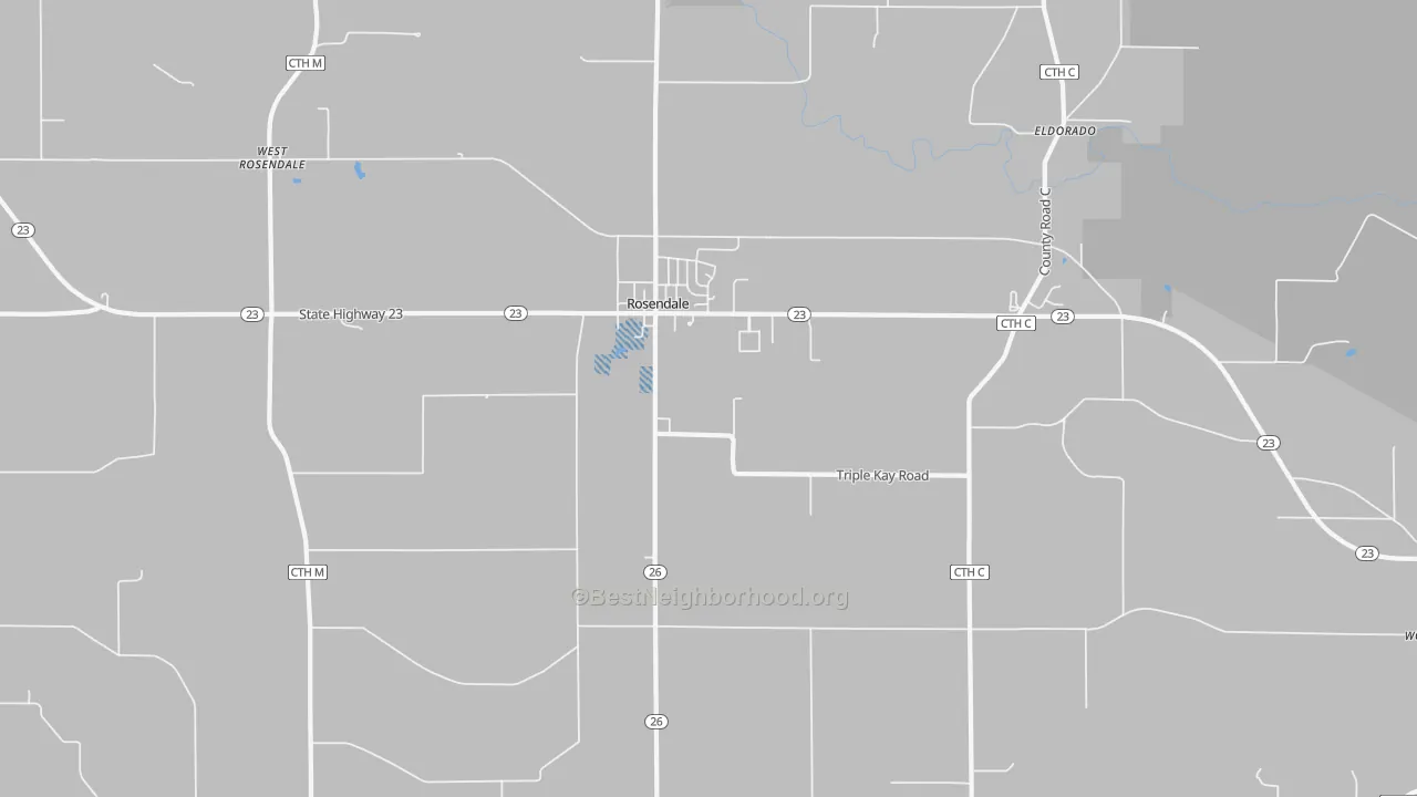 Transit Grade map of 54974, WI