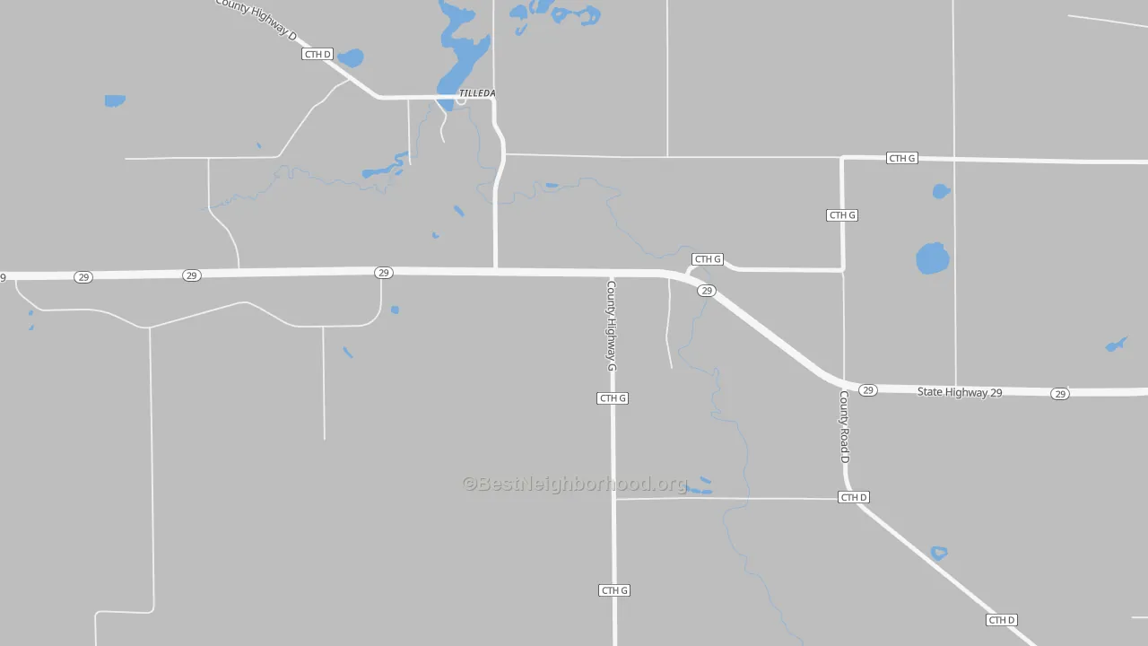Transit Grade map of 54978, WI