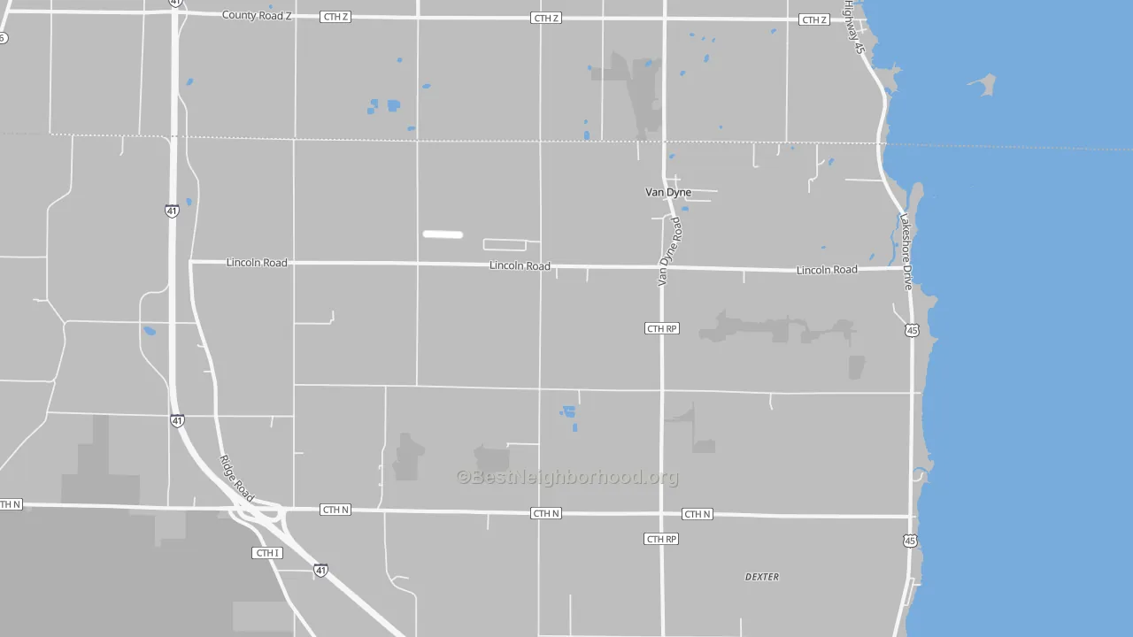 Transit Grade map of 54979, WI