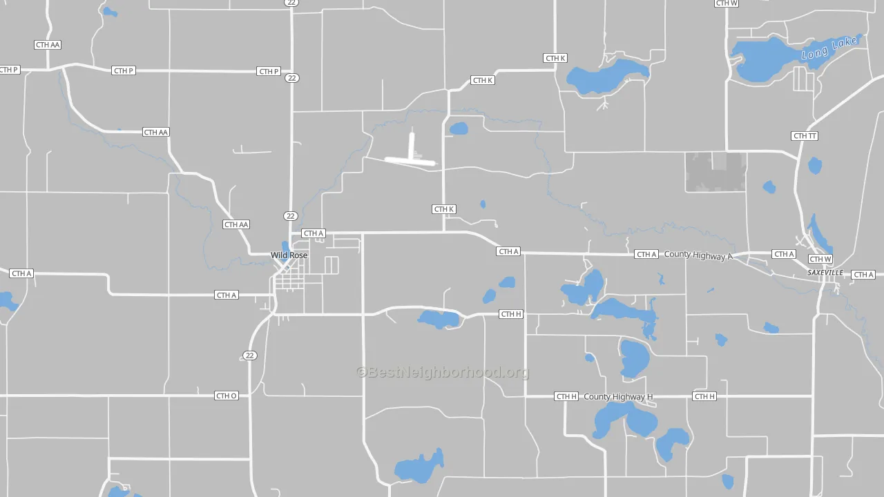 Transit Grade map of 54984, WI