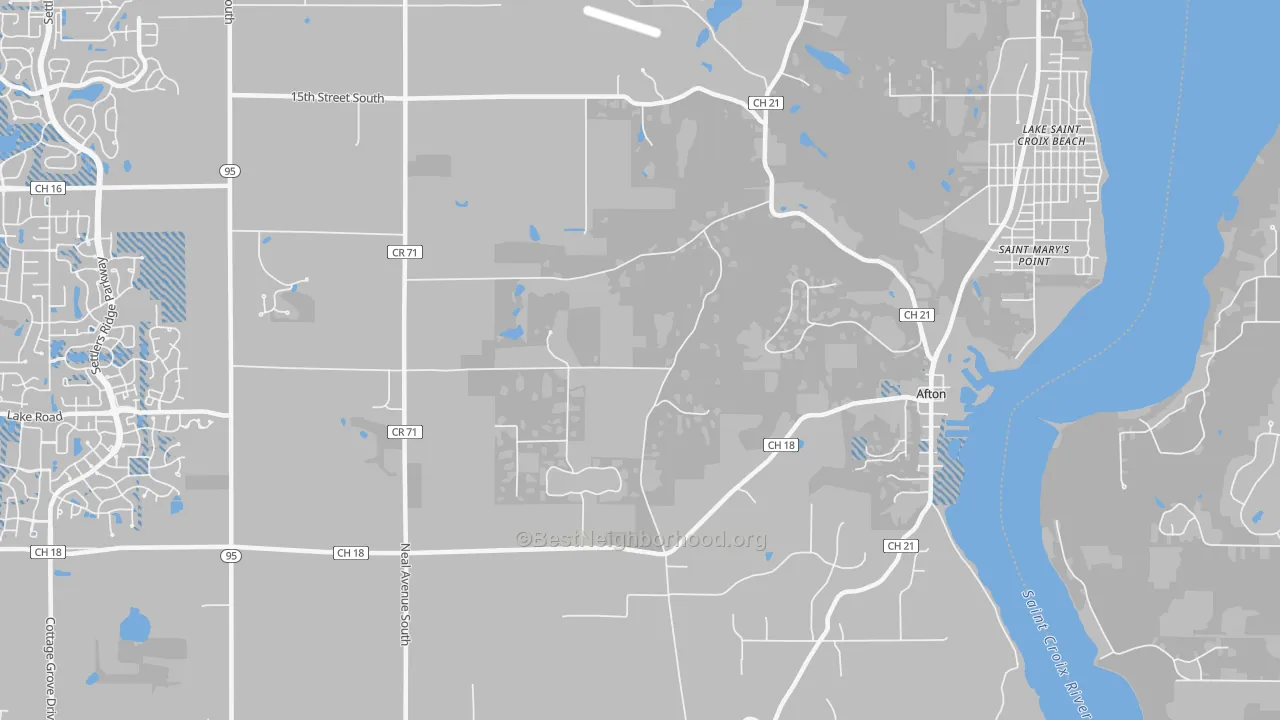 Transit Grade map of 55001, MN