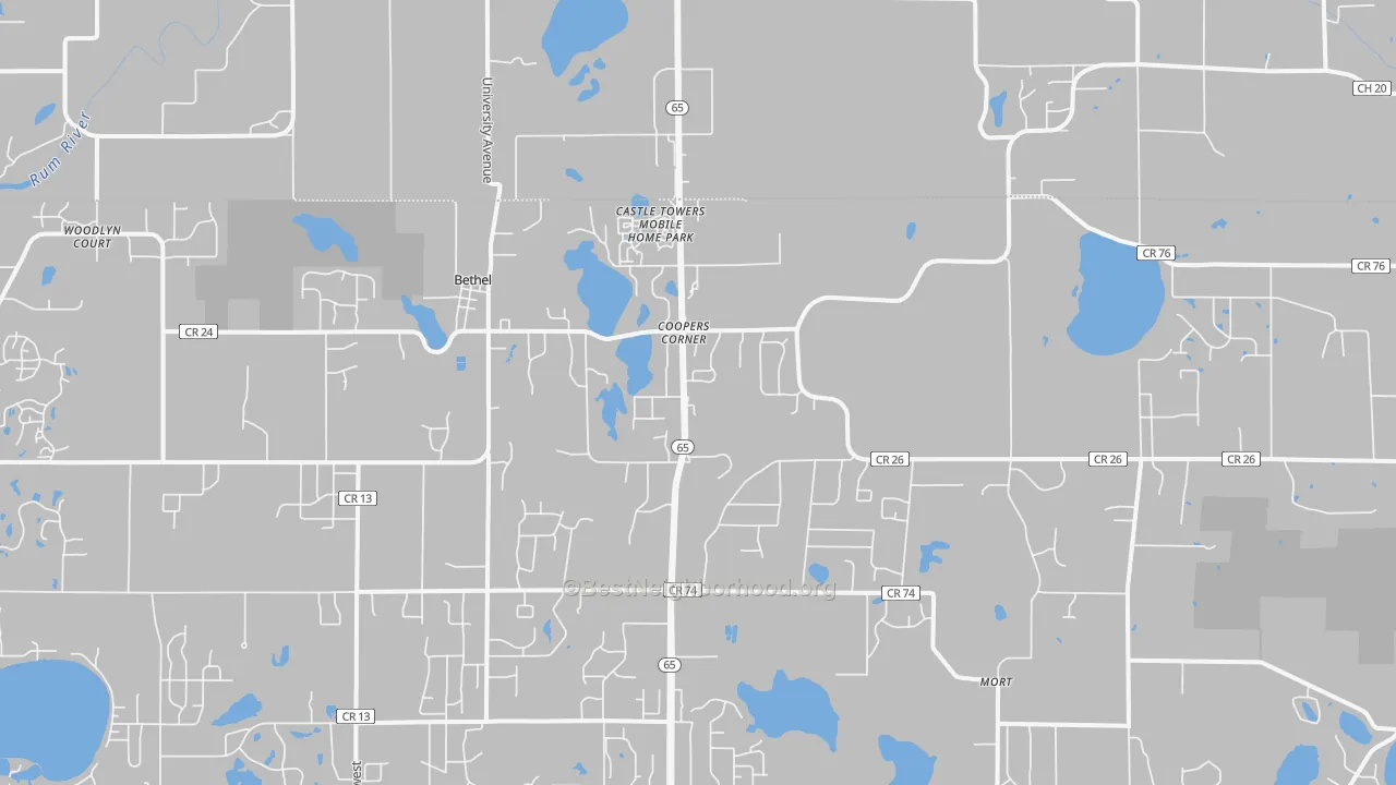 Transit Grade map of 55005, MN