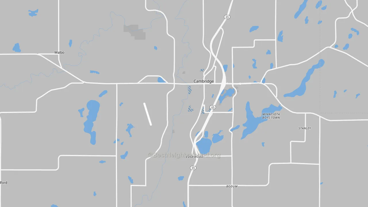 Transit Grade map of 55008, MN