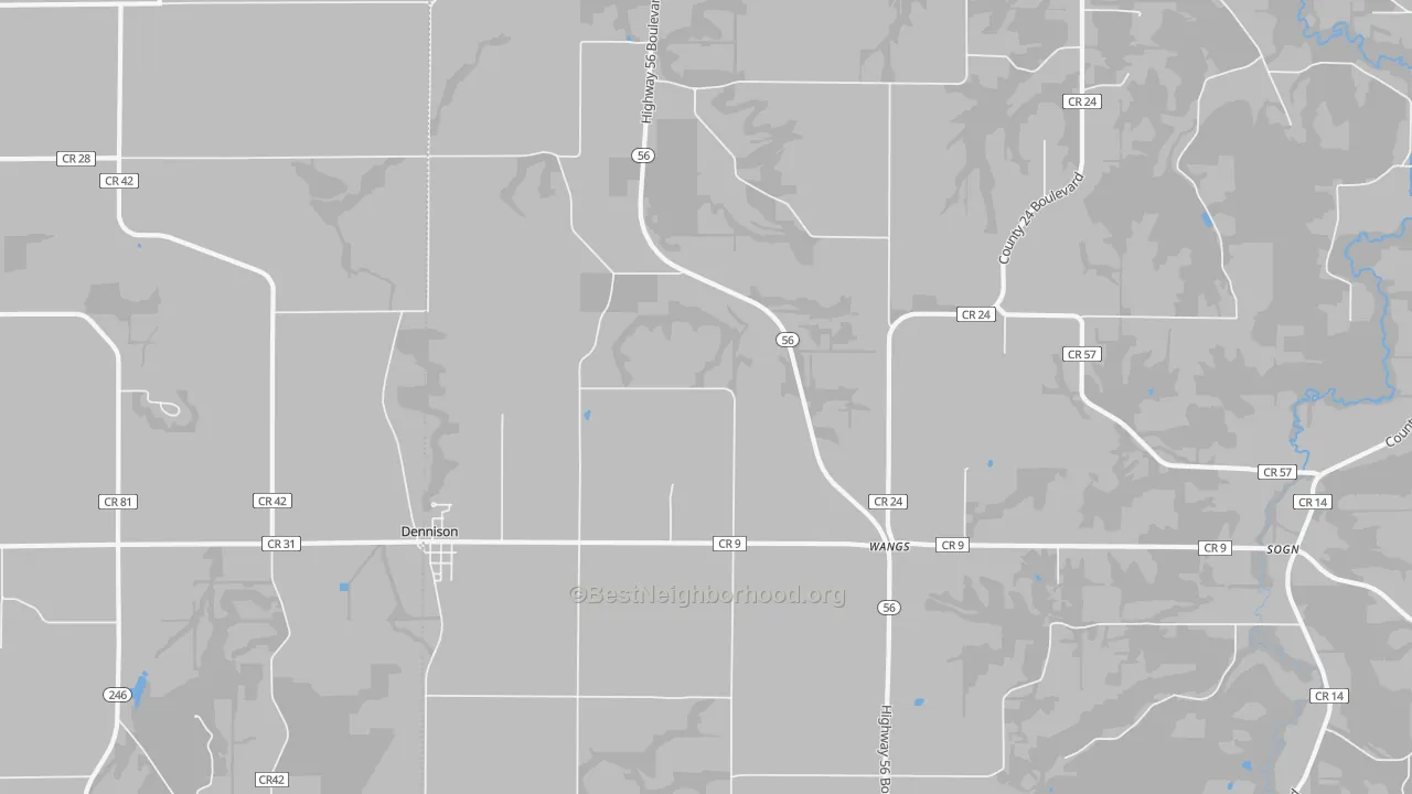 Transit Grade map of 55018, MN