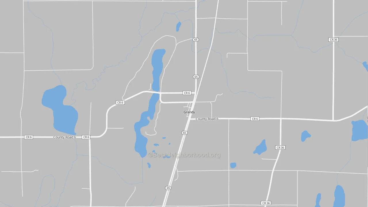 Transit Grade map of 55029, MN