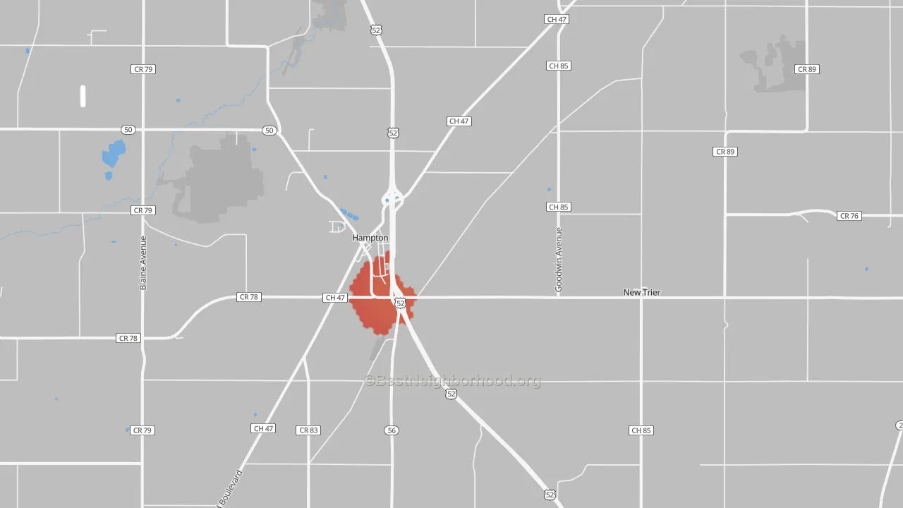 Transit Grade map of 55031, MN