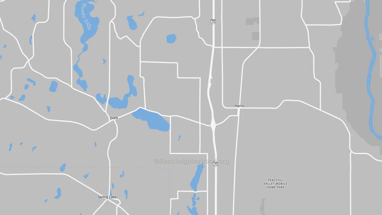 Transit Grade map of 55032, MN