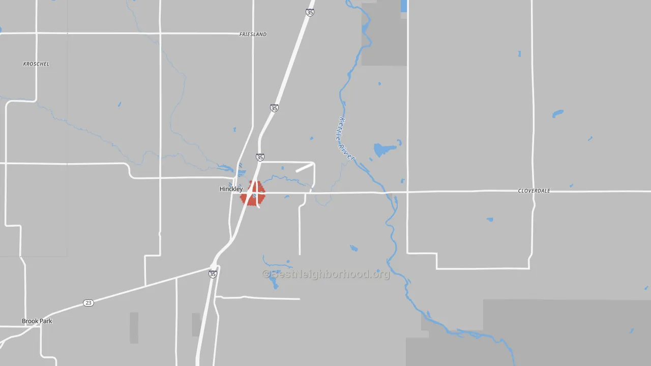 Transit Grade map of 55037, MN
