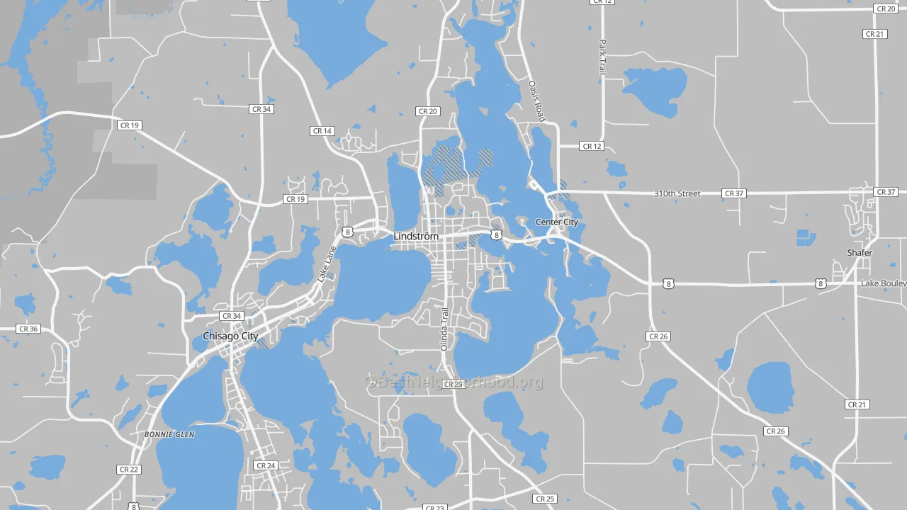 Transit Grade map of 55045, MN