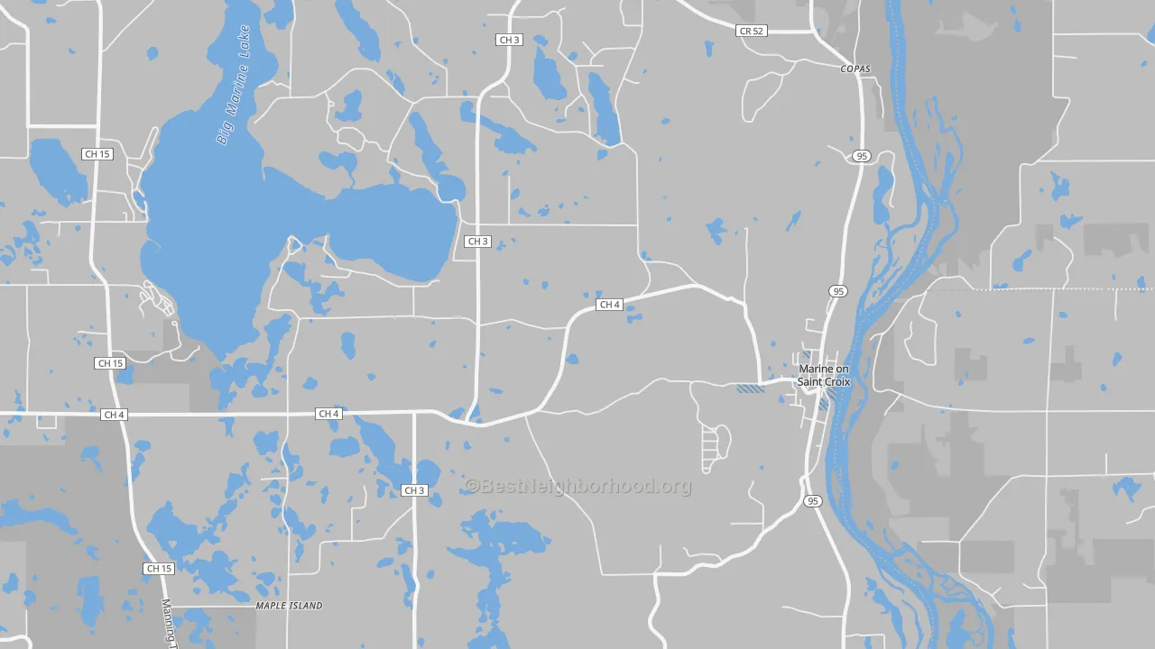 Transit Grade map of 55047, MN
