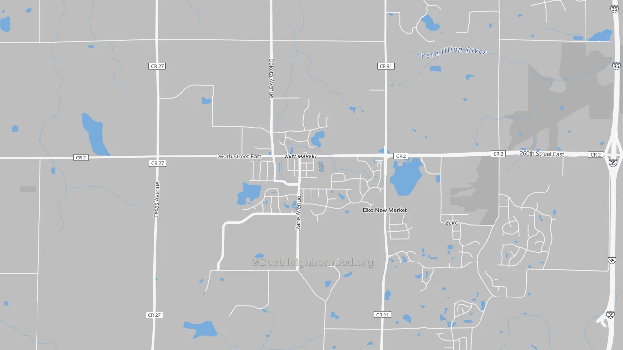 Transit Grade map of 55054, MN