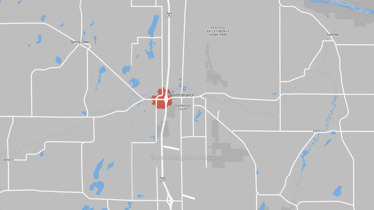 Transit Grade map of 55056, MN