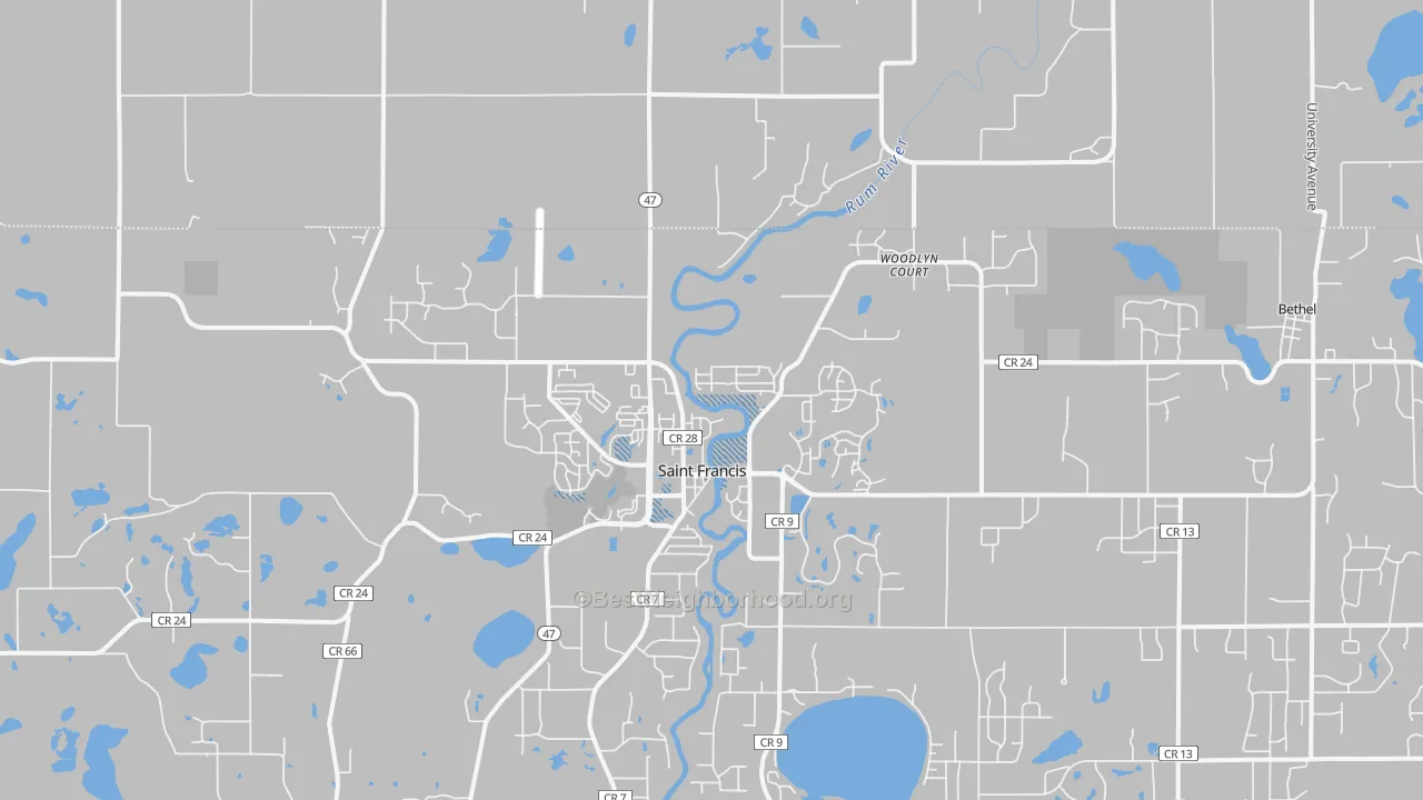 Transit Grade map of 55070, MN