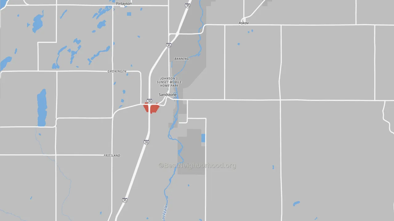 Transit Grade map of 55072, MN