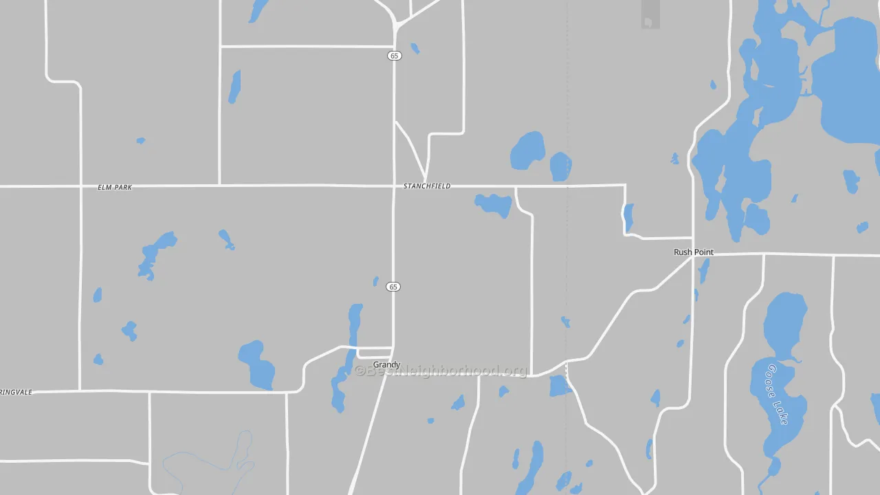 Transit Grade map of 55080, MN