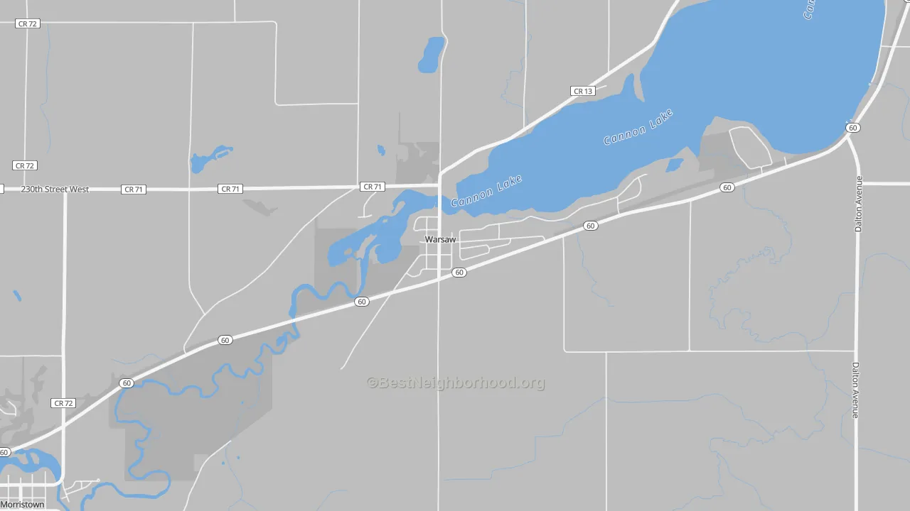 Transit Grade map of 55087, MN